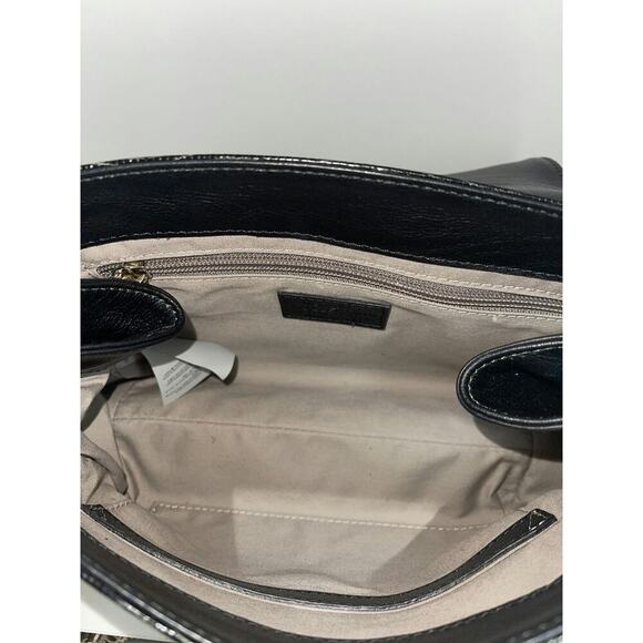 Versace Collection Black Genuine Leather Crossbody Bag - Picture 3 of 6